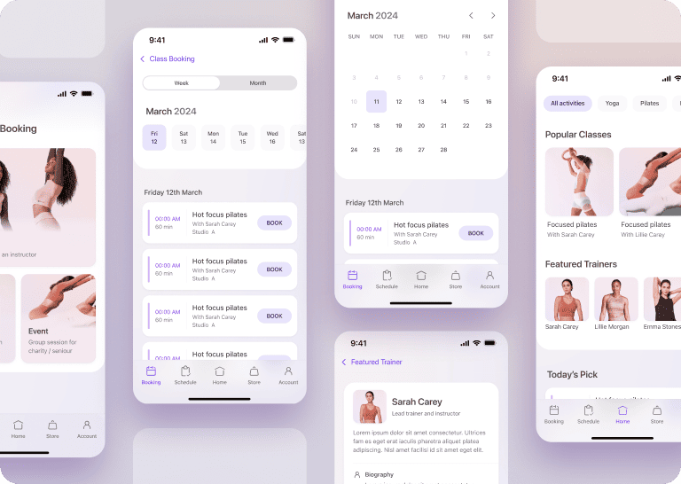 Booking App design